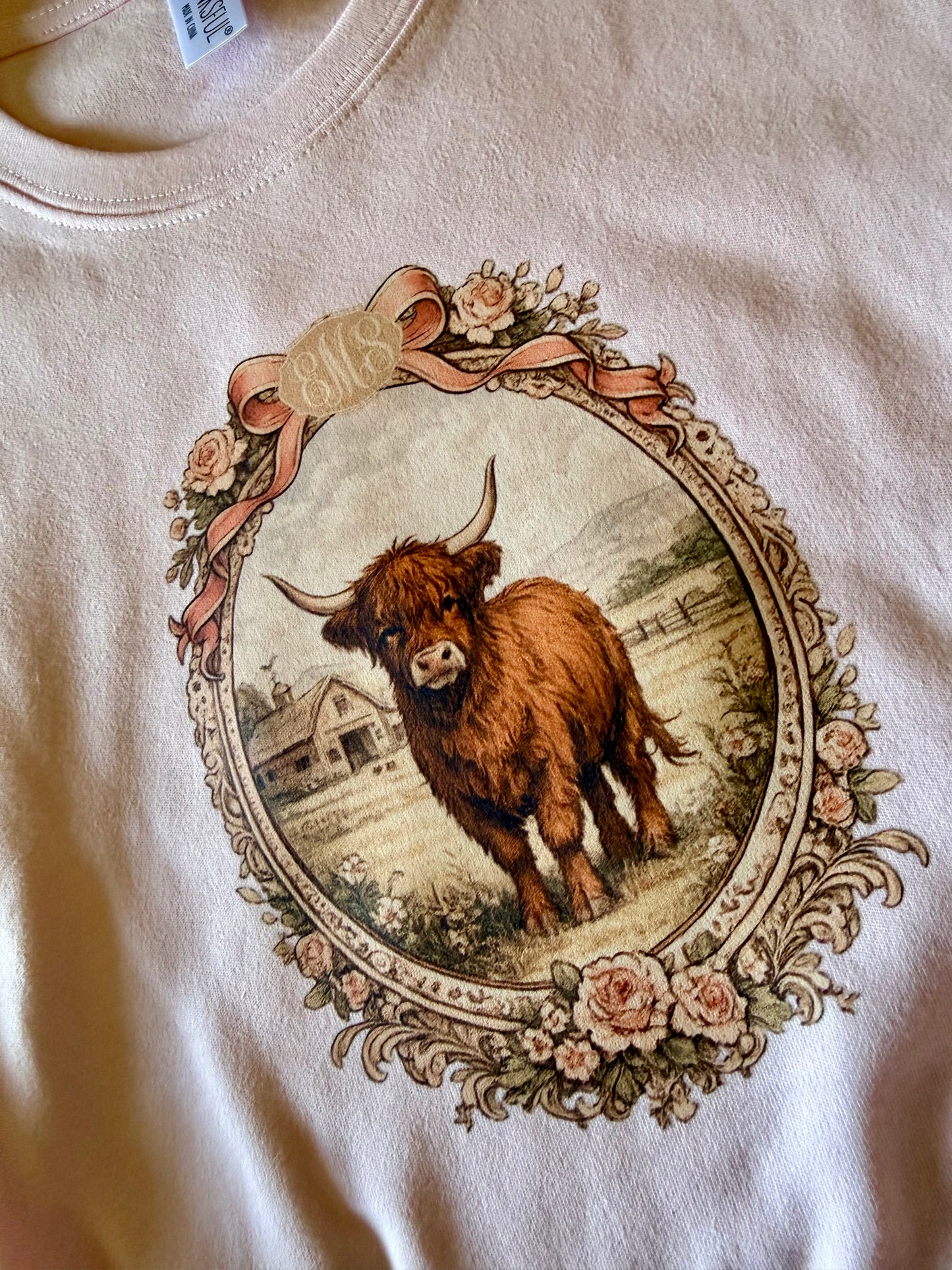 COQUETTE HIGHLAND MONOGRAM BUBBLE/TEE