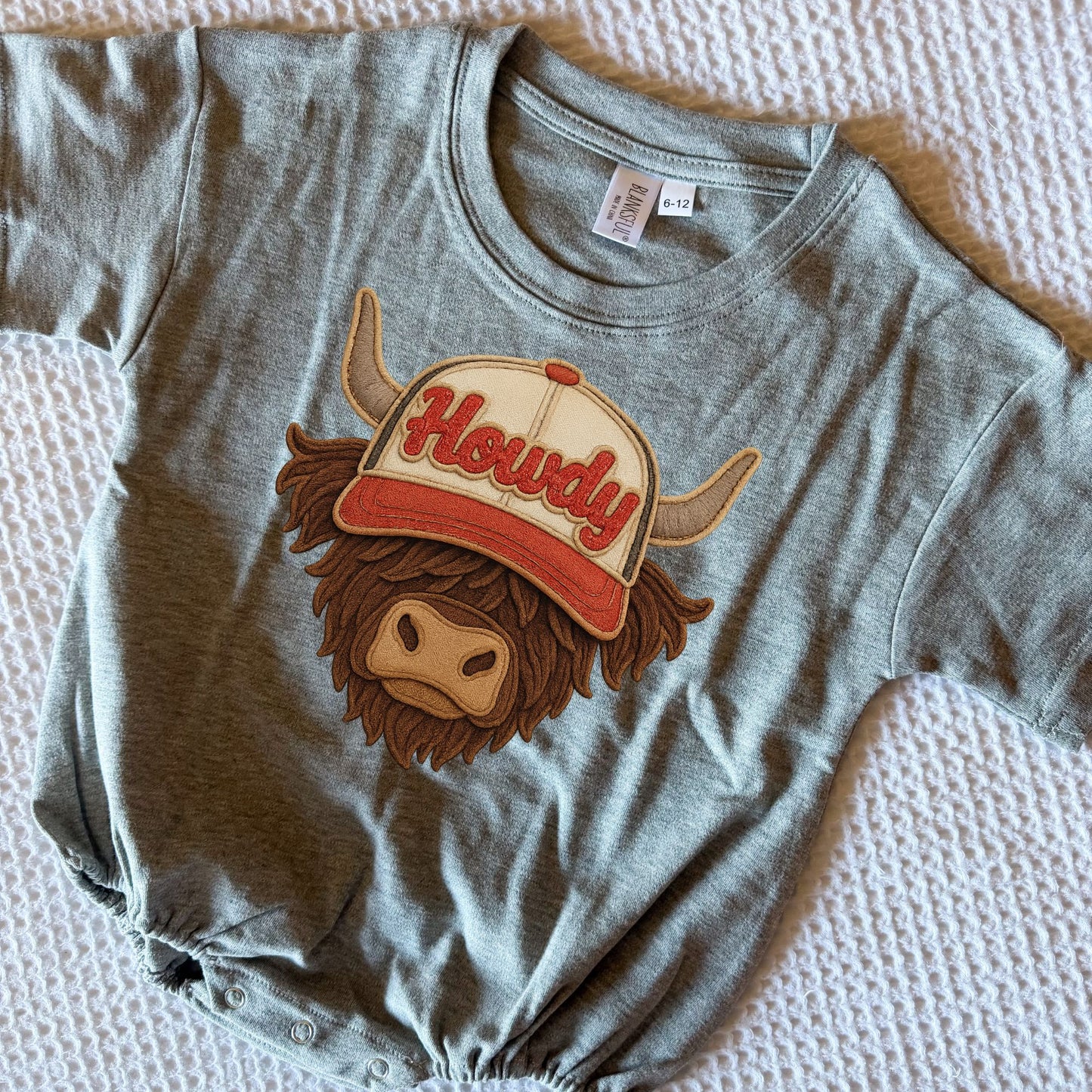 HIGHLAND TRUCKER COW BUBBLE/TEE
