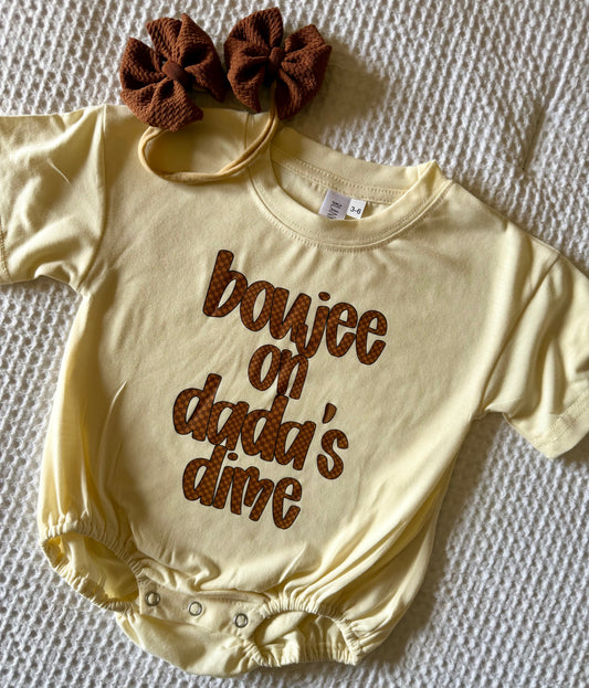 Boujee on Dada's Dime Bubble/Tee