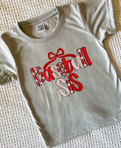 Baseball Name/ Bro/Sis Bubble/Tee