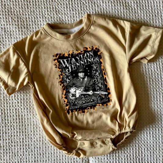 WAYLON JENNINGS BUBBLE/TEE