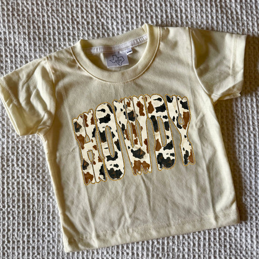HOWDY FAUX SEQUIN BUBBLE/TEE