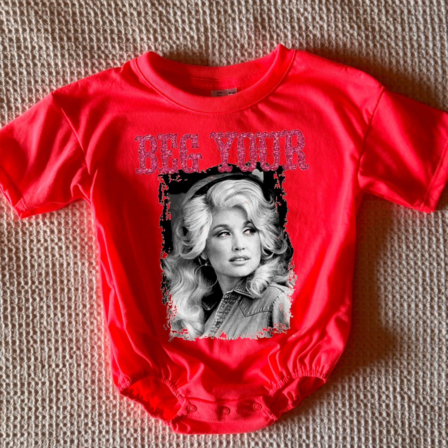 BEG YOUR PARTON BUBBLE/TEE