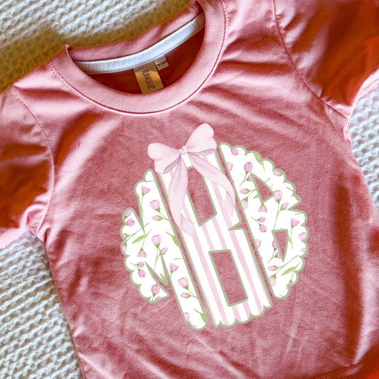 TULIP MONOGRAM BUBBLE/TEE
