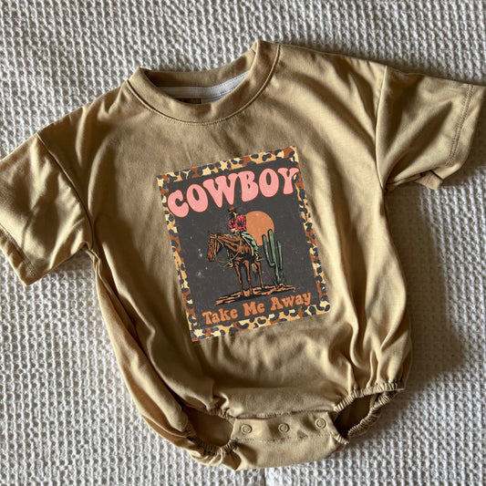 COWBOY TAKE ME AWAY BUBBLE/TEE