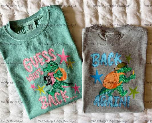 Guess Who's Back Comfort Colors Tee